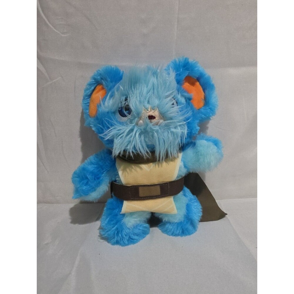 Disney Star Wars Young Jedi Fuzzy Blue Plush Toy Force Nubs Stuffed Animal 8.5"